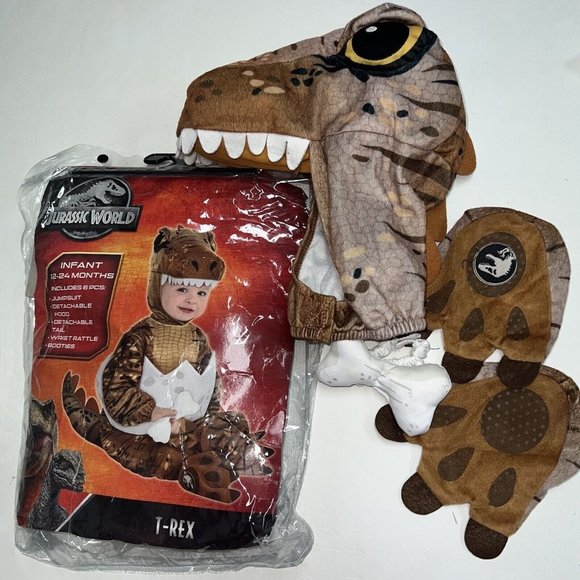 Amscan Other - Jurassic World T-Rex Dinosaur Halloween Costume Infant Baby Size 12-24 Months